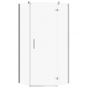 Cabina de dus pentagonala Cersanit Jota S160-013, dreap