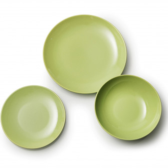 Serviciu de masa 18 piese Benetton Rainbow, ceramica, v
