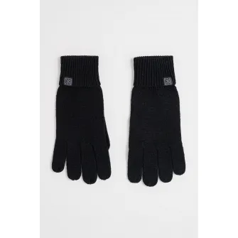 CALVIN KLEIN, Manusi tricotate de casmir, Negru