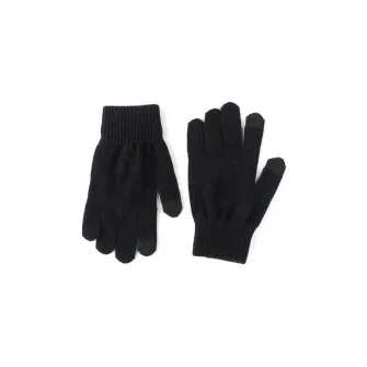 Levi's, Manusi negre unisex, compatibile cu ecrane tactile, Negru, 18-19 cm