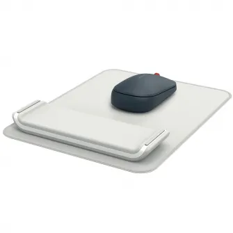 Mouse pad Leitz Ergo, cu suport ergonomic pentru incheietura mainii, ajustabil, gri-pastel