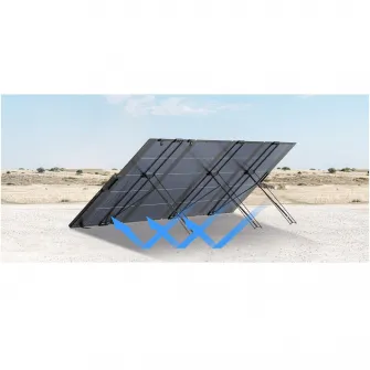 Panou solar Ecoflow, 400W, pliabil, ultra-usor, reglare 30-45-60 grade, cablu XT60, IP68