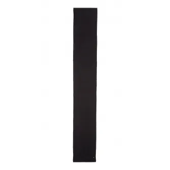 Tommy Hilfiger, Fular striat din bumbac si casmir, Negru