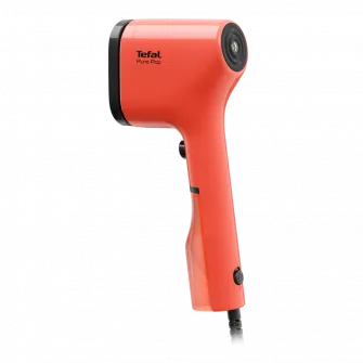 Aparat de calcat vertical cu abur Tefal DT2022, 1300 W, recipient apa 70 ml, portocaliu/negru