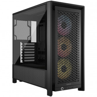 Carsasa Corsair FRAME 4000D RS ARGB Modular High Airflow, Mid-Tower, negru