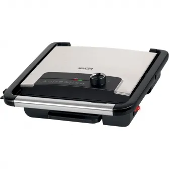 Gratar electric, Sencor, SBG 3710SS, 2000 W, Argintiu