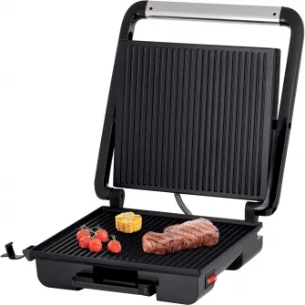 Gratar electric, Sencor, SBG 3710SS, 2000 W, Argintiu
