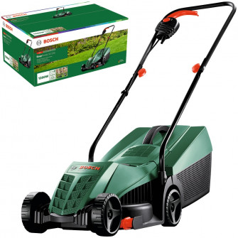 Masina de tuns gazon/iarba electrica Bosch EasyRotak 32-235, putere 1200 W, 32 cm latime taiere, 3 trepte de taiere, inaltime taiere 25 - 65 mm, sac colector 31 L
