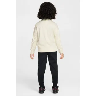 Nike, Trening cu imprimeu logo pentru fotbal, Negru, Crem, 122-128 CM