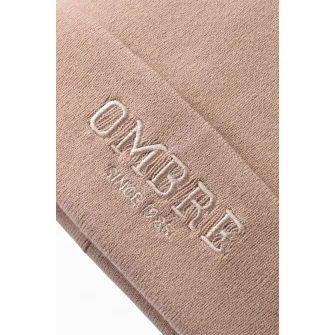 OMBRE, Caciula cu logo brodat, Bej