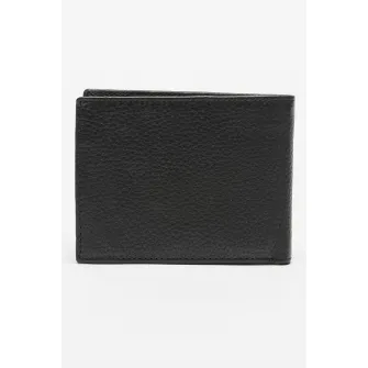 Pierre Cardin, Portofel pliabil din piele ecologica, Negru