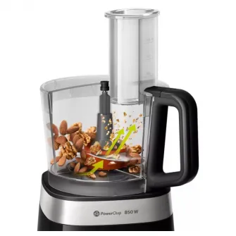 Robot de bucatarie, Philips, 850 W, 2 viteze, 31 functii, Negru