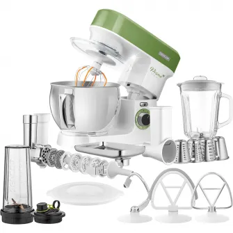 Robot de bucatarie, Sencor, 1200W, 5l, 6 trepte, Verde