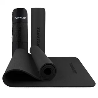 Saltea fitness Tunturi Yogamat 8mm, 183x 61x 0.8 cm, negru