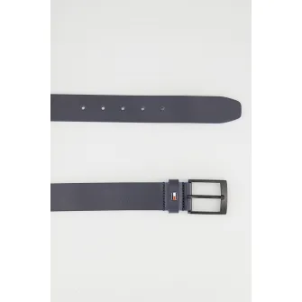 Tommy Hilfiger, Curea de piele Adan, Bleumarin, 100