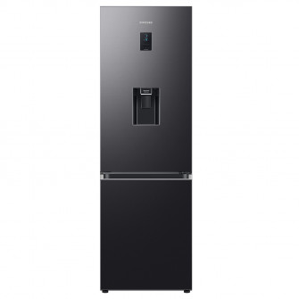 Combina frigorifica Samsung RB34C652EB1/EF, 341 l, Total No Frost, All-Around Cooling, Compresor Digital Inverter, Dozator apa, WiFi, Clasa E, H 185 cm, Dark Inox