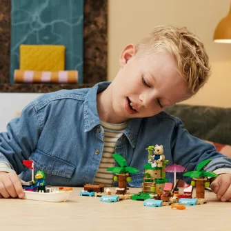 LEGO® Animal Crossting - Turul de insula in barca al lui Kappn 77048, 233 piese