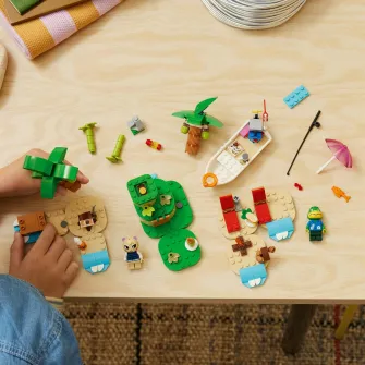 LEGO® Animal Crossting - Turul de insula in barca al lui Kappn 77048, 233 piese