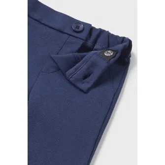 Mayoral, Pantaloni cu talie elastice, Bleumarin, 75 CM
