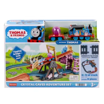 Set de joaca Thomas  Friends - Crystal Caves Adventure, cu locomotiva motorizata