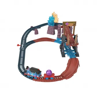 Set de joaca Thomas  Friends - Crystal Caves Adventure, cu locomotiva motorizata
