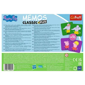 Joc memorie Trefl Classic Plus - Peppa Pig