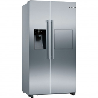 Frigider Side by Side Bosch KAG93AIEP, 560 l, Clasa E, NoFrost, VitaFresh, SuperCooling, FreshSense, MultiAirflow, H 179 cm, Inox Antiamprenta