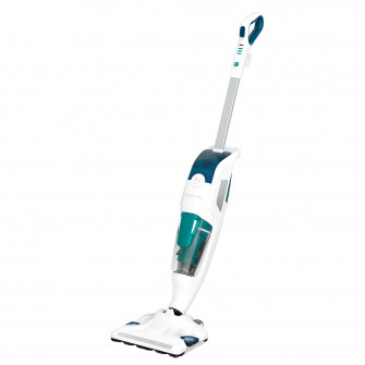 Aparat de curatat cu abur ROWENTA Clean  Steam Revolution Green RY7777WH, 1500W, cablu 7.5m, accesoriu covoare, filtru anticalcar, 20 pastile cu uleiuri esentiale, Alb/Verde