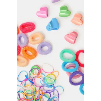 Accessorize London, Set de accesorii de par, Multicolor