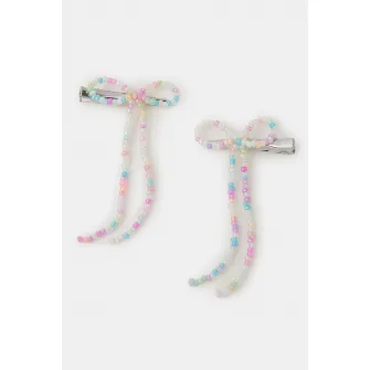 Accessorize London, Set de clame de par - 2 piese, Multicolor