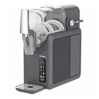 Aparat de facut granita 6 in 1 Heinner FreezeFun HSLM-DW26DGREY, 220 W, Capacitate totala: 2.6 l, Capacitate ingrediente: 1.9 l, Ecran LED si control tactil, 6 functii: slushie, bere, vin, mix bauturi, frappe, curatare, Mod siguranta copii, Gri