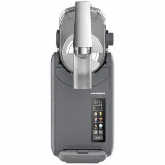 Aparat de facut granita 6 in 1 Heinner FreezeFun HSLM-DW26DGREY, 220 W, Capacitate totala: 2.6 l, Capacitate ingrediente: 1.9 l, Ecran LED si control tactil, 6 functii: slushie, bere, vin, mix bauturi, frappe, curatare, Mod siguranta copii, Gri