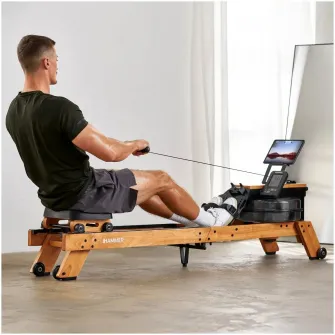 Aparat de vaslit Hammer Aqua Fold, Negru/Albastru, Pliabil, Rezistenta magnetica, Max 130kg
