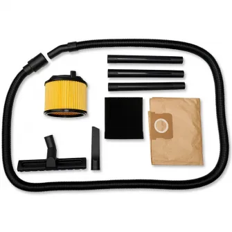 Aspirator multifunctional umed/uscat Einhell TC-VC 2045, putere 850 W, capacitate de aspirare 180 mbar, recipient de colectare 20 l, racord de suflare, maner de transport