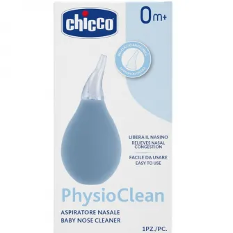 Aspirator nazal, PhysioClean, Chicco, 0 luni+