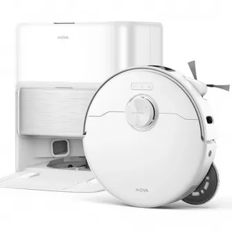 Aspirator robot cu mop MOVA P70 Pro Ultra Robot Vacuum, 30.000 Pa, 5.200mAh, 160 min, MaxiReach™ Edge, statie inteligenta, alb
