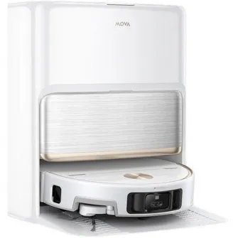 Aspirator robot cu mop MOVA V70 Ultra Complete Robot Vacuum, 40.000 Pa, 6.400mAh, 220 min, MaxiReachX™, statie inteligenta, White