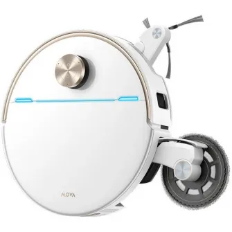 Aspirator robot cu mop MOVA V70 Ultra Complete Robot Vacuum, 40.000 Pa, 6.400mAh, 220 min, MaxiReachX™, statie inteligenta, White
