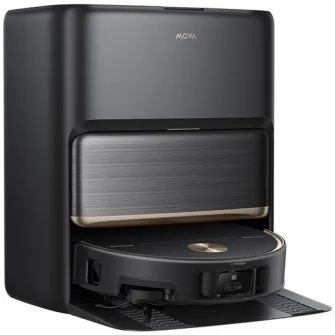 Aspirator robot cu mop MOVA V70 Ultra Complete Robot Vacuum, 42.000 Pa, 6.400mAh, 220 min, MaxiReachX™, statie inteligenta, Black