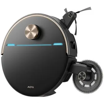 Aspirator robot cu mop MOVA V70 Ultra Complete Robot Vacuum, 42.000 Pa, 6.400mAh, 220 min, MaxiReachX™, statie inteligenta, Black