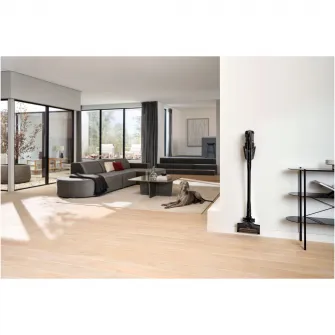 Aspirator vertical Miele Triflex HX3 Cat and Dog, 3 in 1, 25,2 V, 0,5 l, autonomie 70 min, Negru Obsidian