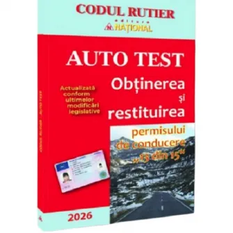 Auto test obtinerea si restituirea permisului de conducere 13 din 15 – 2026, Dan Chiriac