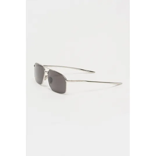 Balenciaga, Ochelari de soare aviator, Argintiu, 64-14-140