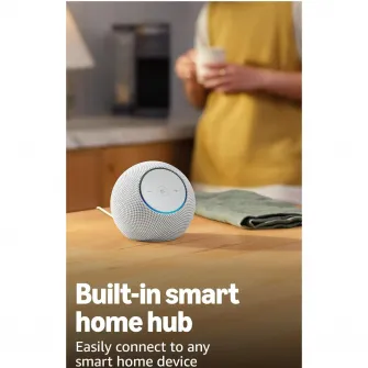 Boxa inteligenta Amazon Echo Dot Max (2025), Control Voce Alexa, Wi-Fi, Bluetooth, Amethyst