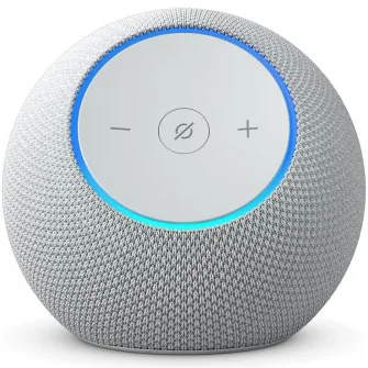 Boxa inteligenta Amazon Echo Dot Max(2025), Control Voce Alexa, Wi-Fi, Bluetooth, Glacier White