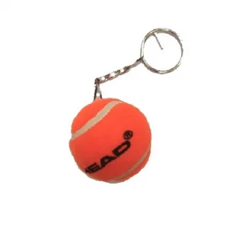 Breloc minge tenis, HEAD, Portocaliu, Mini, Mini Tennis Ball Keychain accesoriu design minge tenis