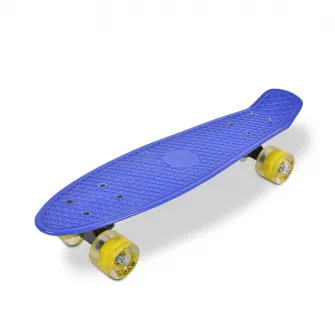 Byox Skateboard 22” SPICE LED, albastru