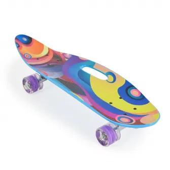 Byox Skateboard 26” cu maner, mov