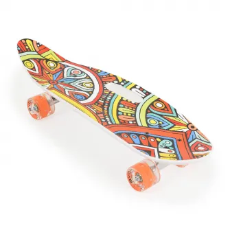 Byox Skateboard 26” cu maner, rosu