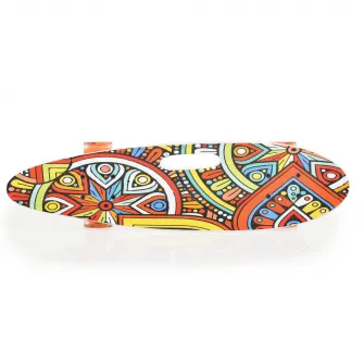 Byox Skateboard 26” cu maner, rosu